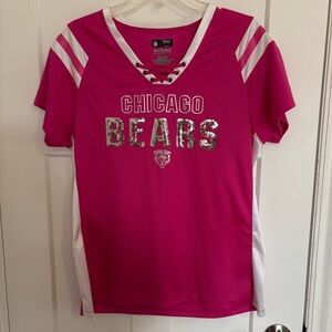 NFL Chicago Bears Women’s Pink and White Jersey